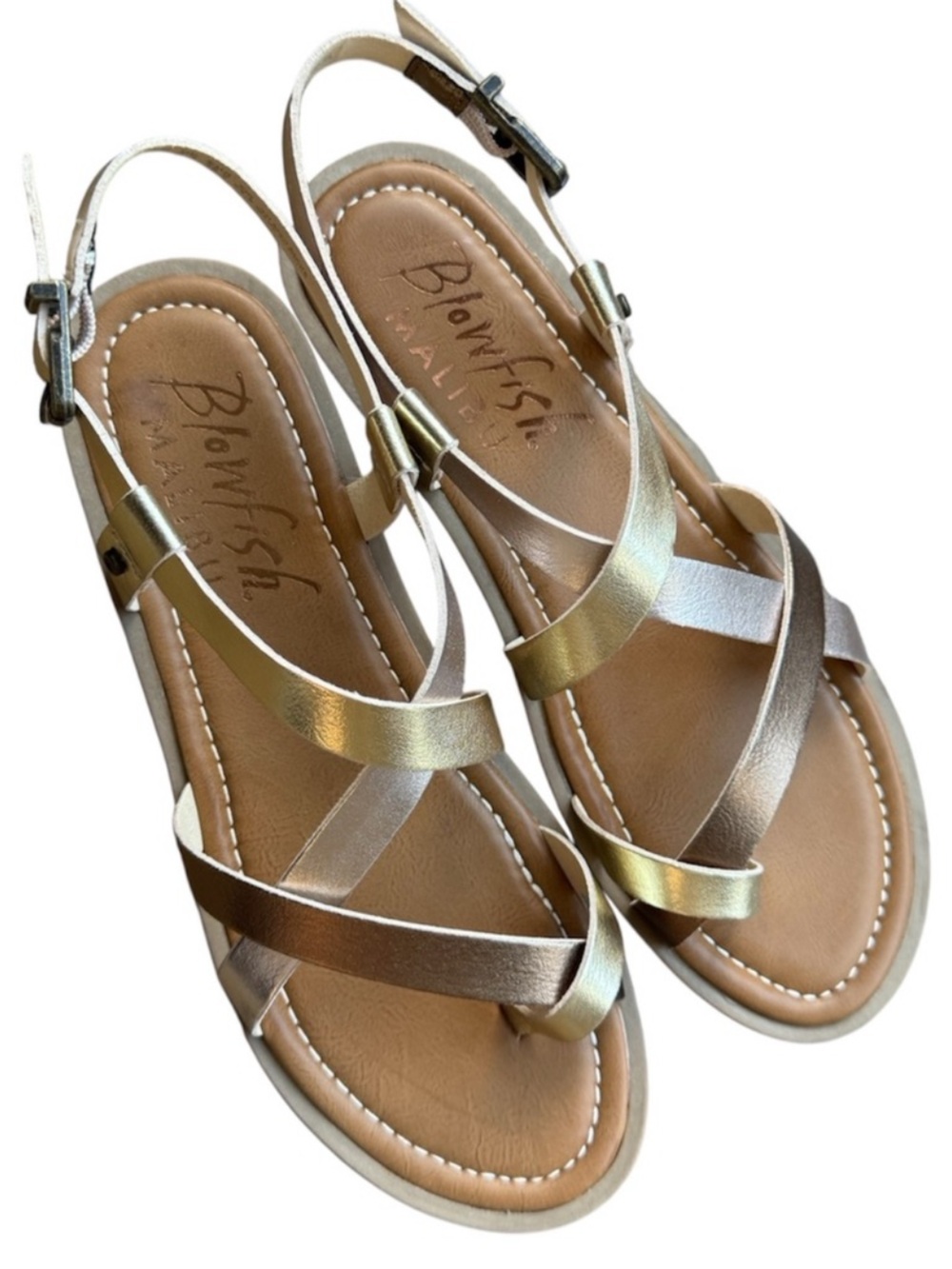 Blowfish Womens Metallic Devon Sandals